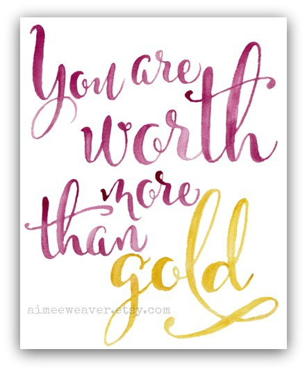 You are worth FINAL
